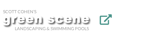 Featuring the designs & builds of Scott Cohen’s Green Scene Landscaping & Swimming Pools. Click for website.